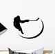 Hockey Player Silhouette Wall Decal