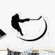 Hockey Player Silhouette Wall Decal