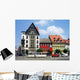 Colorful Houses Downtown Erfurt Wall Decal