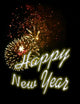 Fireworks Background-New Years Eve 6 Wall Mural