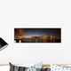 Manhattan Skyline after Sunset Wall Decal