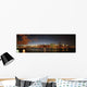 Manhattan Skyline after Sunset Wall Decal