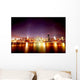 Manhattan Night Skyline Wall Decal