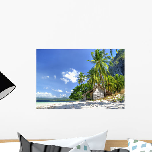 tropical solitude Wall Mural