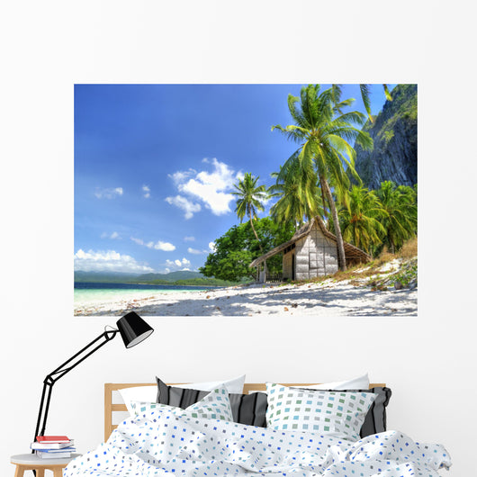 tropical solitude Wall Mural