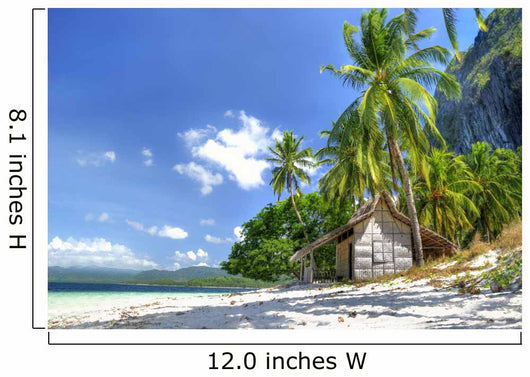 tropical solitude Wall Mural