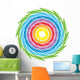 rainbow spiral Wall Decal