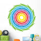 rainbow spiral Wall Decal