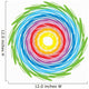 rainbow spiral Wall Decal