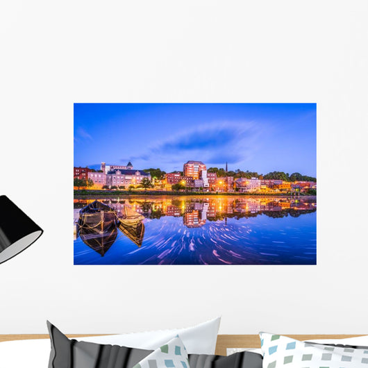 Augusta Maine USA Downtown Wall Decal