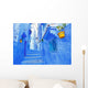 Street and Building Chefchaouen Wall Decal
