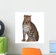 Sitting Leopard Wall Decal