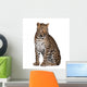 Sitting Leopard Wall Decal