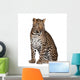 Sitting Leopard Wall Decal