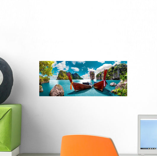 Paisaje Pintoresco Tailandia Playa Wall Decal