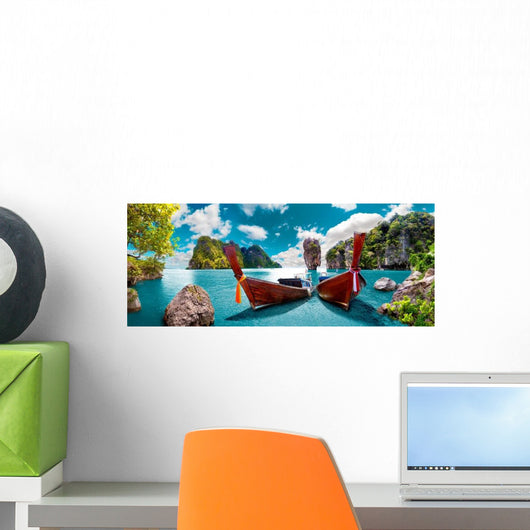 Paisaje Pintoresco Tailandia Playa Wall Decal