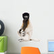 Young Crowned Sifaka, Propithecus Coronatus, 1 year old, sitting Wall Decal
