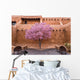 Flowering Tree Downtown Santa Wall Decal