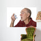 Senior Man Using Asthma