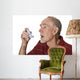 Senior Man Using Asthma
