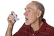 Senior Man Using Asthma