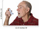 Senior Man Using Asthma