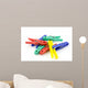 Colorful Plastic Clothespins over