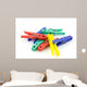 Colorful Plastic Clothespins over
