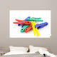 Colorful Plastic Clothespins over
