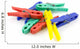 Colorful Plastic Clothespins over
