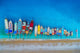Boats Aerial Colorful Boats Wall Decal