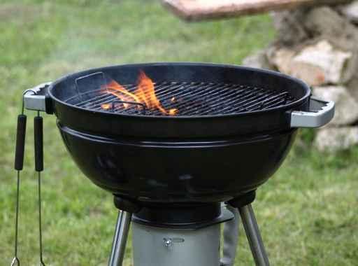 Burning Coal Barbecue Grill Wall Decal