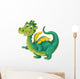 Happy Funny Cartoon Dragon Wall Decal