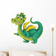 Happy Funny Cartoon Dragon Wall Decal
