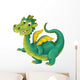 Happy Funny Cartoon Dragon Wall Decal