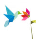 Origami Hummingbird and Flower