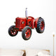 Vintage Red Tractor Wall Decal