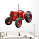 Vintage Red Tractor Wall Decal