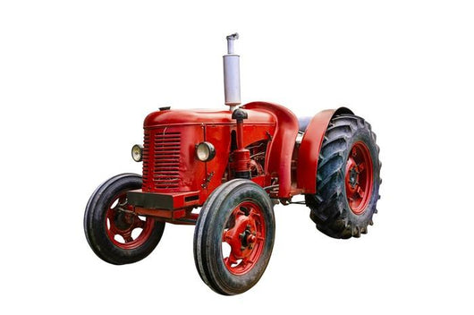 Vintage Red Tractor Wall Decal