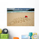 Tropical christmas Wall Mural