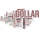 Dollars word cloud Wall Decal
