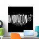 Innovation tag cloud Wall Mural