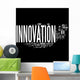 Innovation tag cloud Wall Mural