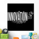 Innovation tag cloud Wall Mural
