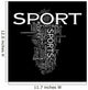 Sport words cloud - francais Wall Mural