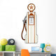 Old Gas Pump Wall Decal