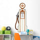 Old Gas Pump Wall Decal