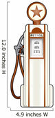 Old Gas Pump Wall Decal