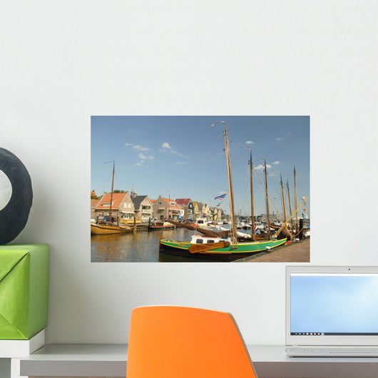 Harbor of Urk Wall Mural