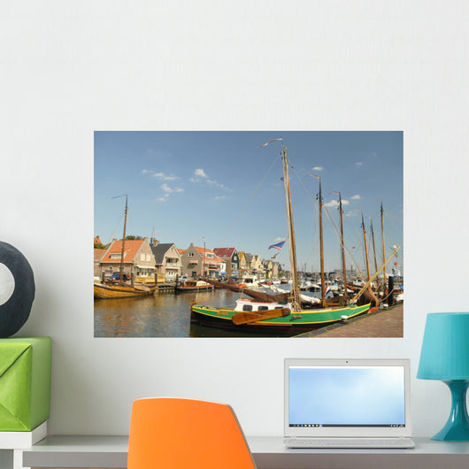 Harbor of Urk Wall Mural